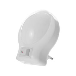 Цена за 2 шт. Ночник пластик от сети "Лунный свет" белый 9х7х3,5 см RISALUX