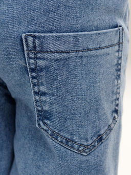 Джинсы-трубы для девочек - СИНЯЯ МОДА фото 15