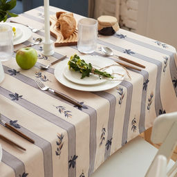 Скатерть Этель Leaves 149х250см, 100% хл, репс 220 г/м2  фото 4