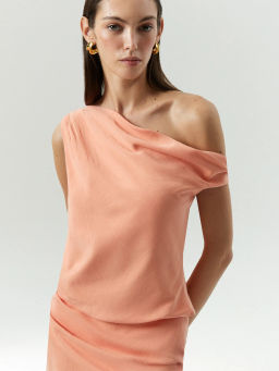 ЕМКА / Топ со сборкой из тенсела - Emka фото 3