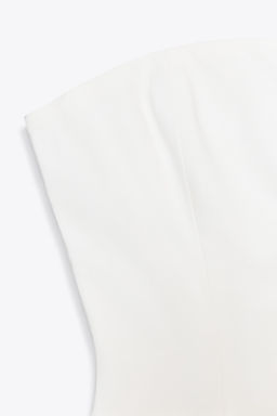 LINEN-EFFECT STRAPLESS TOP - Zara фото 6