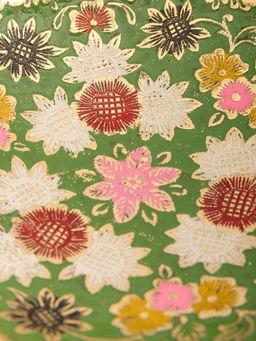 Ваза фруктовница набор из3-х №Фр1554/6 эмаль зеленая) - Ганг фото 5