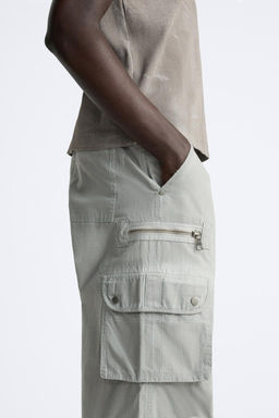 OVERDYED CARGO TROUSERS - Zara фото 5