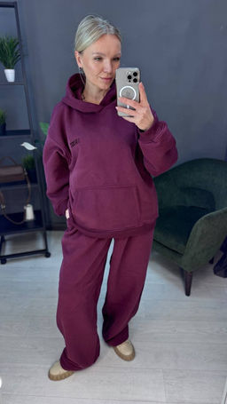 Худи с начесом Plum