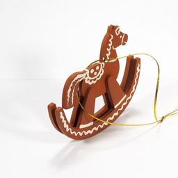 Елочные игрушки - Лошадка на качалке 360-5 - Idh фото 3