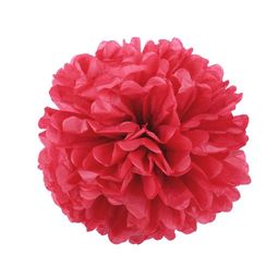 "BOOMZEE" TPPJ-20 Бумажные помпоны 10 шт 05- красный