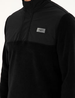 Siyah Regular Fit Sweatshirt - Pierre cardin фото 7