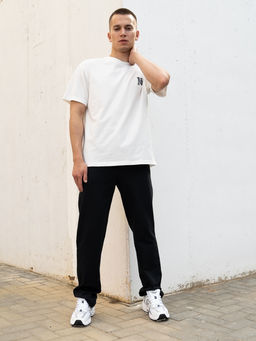 Брюки футер 2-хнитка,темно-синие - Binita фото 4