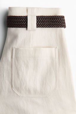 Pantal?n corto sastre con cintur?n - H&m фото 6