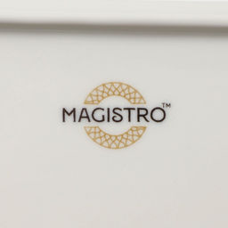 Блюдо Magistro Kingdom, 34.5×19.5×2.1 см, прямоугольное, фарфор, белое