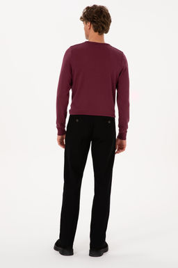 Erkek Siyah Kanvas / Chino Pantolon Sepette S_rpriz _ndirim - U.s. polo assn фото 4