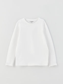 Bisiklet Yaka Basic Uzun Kollu Erkek ?ocuk Ti??rt