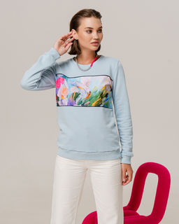 Свитшот с горизонтальной вставкой SPP003 - Sahar art lab фото 3