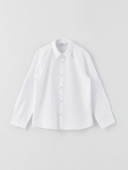 Basic Uzun Kollu Erkek ?ocuk G?mlek