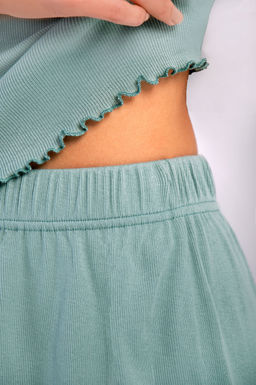 Арт. 9155/3 Пижама с шортами 42-50 (5 шт) Цвет:верх-мята, низ-мята - Калинка фото 5