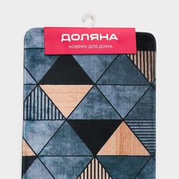 Коврик для ванной и туалета Доляна Грэй, 45?120 см  фото 6