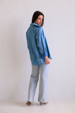 Martichelli Рубашка синяя  фото 7