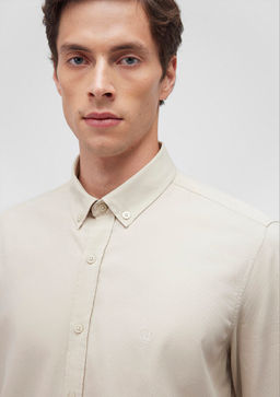 Bej Gomlek - Mavi фото 5