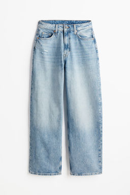 Curvy Fit Baggy High Jeans - H&m фото 5