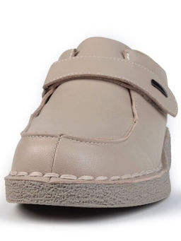 01-7581-5 BEIGE Ботинки демисезонные женские (натуральная кожа)