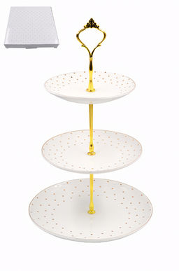 Фруктовница 3-х ярусная "Праздничная" 440-228 арт. 00101207