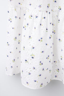 FLORAL EMBROIDERED DRESS - Zara фото 4