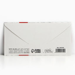 Цена за 10 шт. Конверт для денег без эффектов «С Новым годом», бант, 16.5×8 см