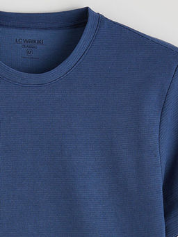 Bisiklet Yaka Str?kt?rl? Erkek Ti??rt