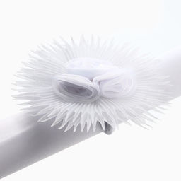 Бант для волос на выпускной, белый, Минни Маус