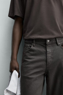 PANTAL?N STRAIGHT FIT / Marr?n - Zara фото 6