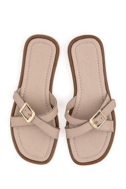 Женские бежевые тапочки Неожиданная скидка в корзине - U.s. polo assn фото 5