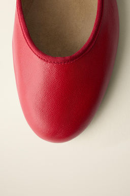 BAILARINA PIEL CREATED BY CARAMEL LONDON X ZARA / Rojo  фото 9
