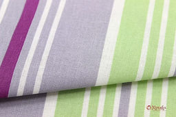 Перкаль Цветущая сирень - полоски, (комп), ш.2.2м, хлопок-100%, 115гр/м.кв - Купава фото 2