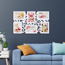 Фоторамка коллаж 52x32 см / F-01 /уп 24/ 6 фото - Галеонтрейд фото 2