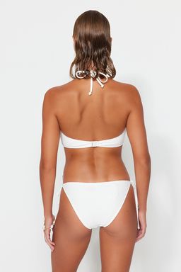 TRENDYOLMILLA Beyaz Baglamal? Dokulu Regular Bikini Alt? TBESS23BA00222  фото 6