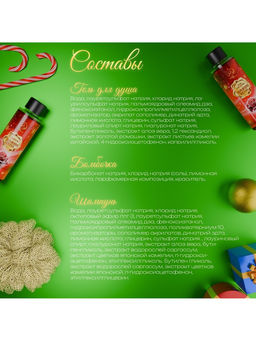 Новогодний подарочный набор косметики Новогодний экспресс, с ароматом розы и корицы. Красная серия. - SB BEAUTY фото 7