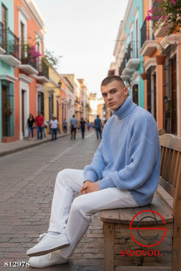 Свитер мужской вязанный - Bruno фото 4