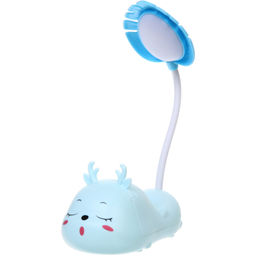 Цена за 2 шт. Настольная лампа "Sweet deer" 7.5*13.5*20 см LED, USB 0.6-3W, Голубой