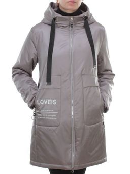 BM-929 GRAY Куртка демисезонная женская COSEEMI (100 гр. синтепон) - Фабричный китай фото 2
