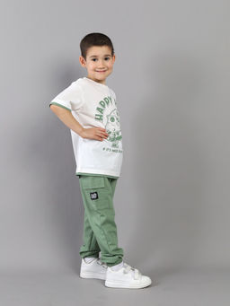 CRB wear / CSKB 70561-35K Брюки для мальчика,хаки/Ex.Cherubino фото 3