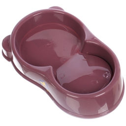 Автокормушка пластиковая "ДА БУДЕТ КОРМ!", цвет спелой вишни, 250мл / 500гр, 27.5*18*25см