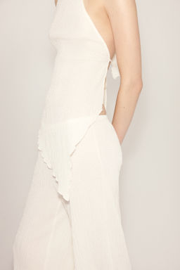 Top halter con efecto arrugado - H&m фото 7