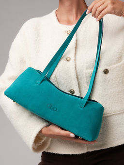 Замшевая сумка Raduy DBR 31127 зеленый изумруд