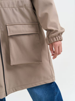 Парка Softshell "Кокос" удлиненная 7+