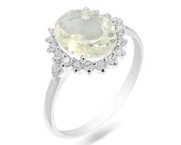 Кольцо из серебра лунный камень, СПН4020