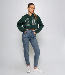 Толстовка #КТ935 (2), зелёный - Dommod фото 4