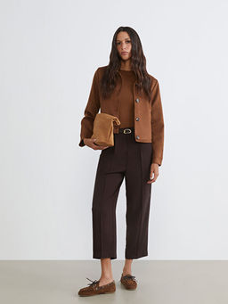 Beli Kemerli Havu? Kesim Kad?n Pantolon