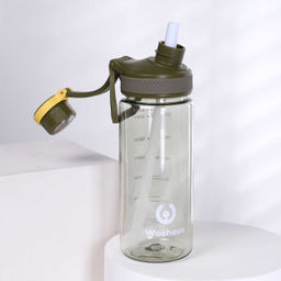 Бутылка для воды 650 ml Вуухууу-Woohooo / Пищевой PP / уп 80 / Зеленый / АКЦИЯ