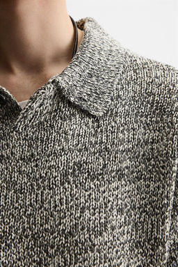 SHINY KNIT POLO SHIRT - Zara фото 5