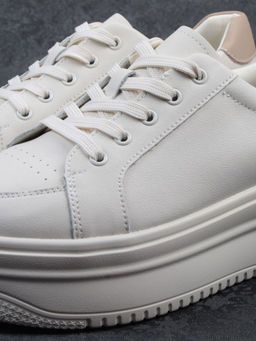 03-YC457-1 BEIGE Кроссовки женские (натуральная кожа)